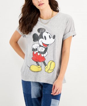 Классическая футболка с рисунком микки для юниоров , мульти Disney