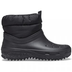 Ботинки , размер W9 US, черный Crocs. Цвет: черный