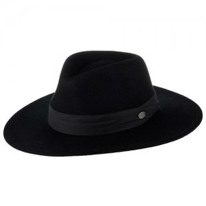 Шляпа федора BAILEY 38366BH THALER, размер 61. Цвет: черный