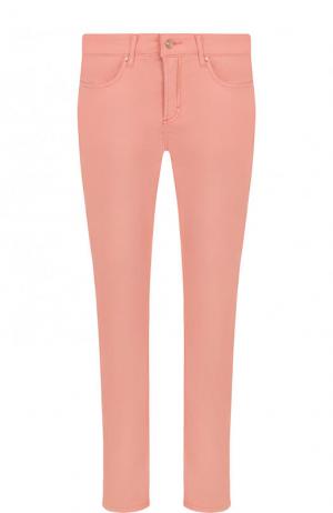 Укороченные однотонные джинсы Escada Sport. Цвет: розовый