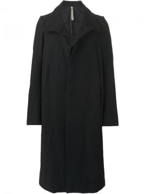 Однобортное пальто Poème Bohémien. Цвет: чёрный