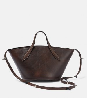 Маленькая кожаная сумка через плечо altona, коричневый Acne Studios