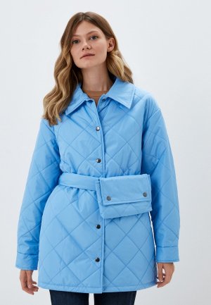 Куртка утепленная и сумка You. Цвет: голубой