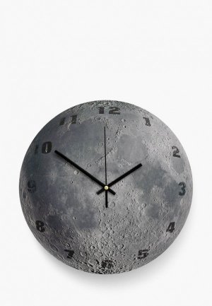 Часы настенные OST Moon 31 см. Цвет: серый