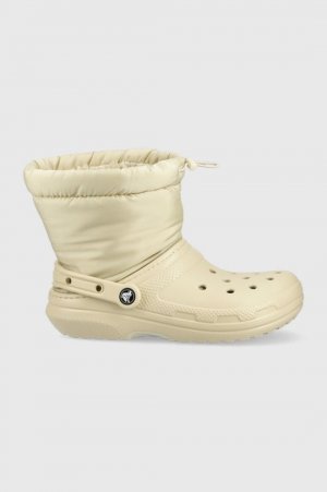 Зимние ботинки Neo Puff Boot Classic на подкладке , бежевый Crocs
