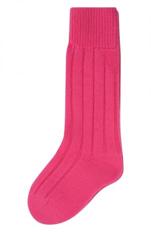 Кашемировые носки Bottega Veneta. Цвет: розовый