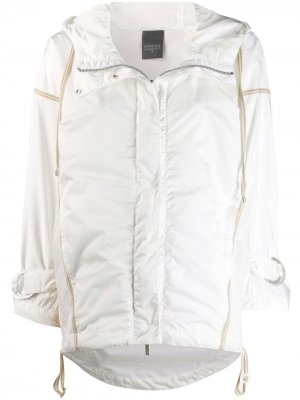 Куртка-дождевик с капюшоном Lorena Antoniazzi. Цвет: белый