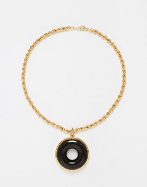 Ожерелье с эмалевым кольцом Gogo Philip