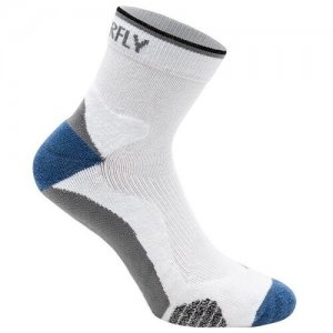 Носки спортивные Socks Seto x1 White, XL (45-47) Butterfly. Цвет: серый/синий/белый