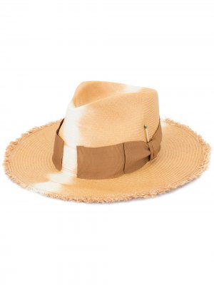 Соломенная шляпа Rayon Nick Fouquet. Цвет: коричневый