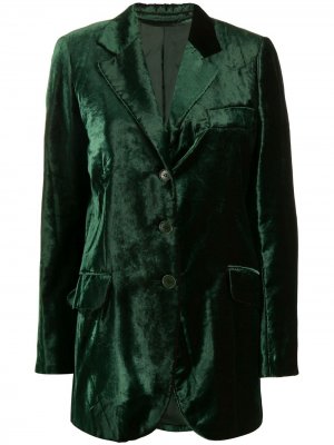 Пиджак узкого кроя 1990-х годов Moschino Pre-Owned. Цвет: зеленый