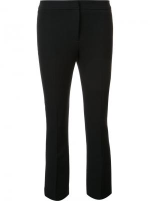 Расклешенные укороченные брюки Ql2. Цвет: чёрный