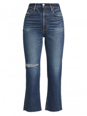 Расклешенные джинсы Rhode с высокой посадкой , синий Moussy Vintage