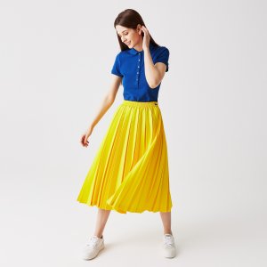 Платья и юбки Женская юбка Fashion Show Lacoste. Цвет: жёлтый