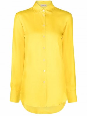 Button-up silk shirt Blanca Vita. Цвет: желтый