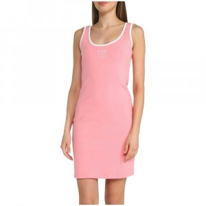 Короткое платье Signature Active, розовый Guess