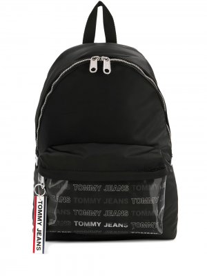 Рюкзак с принтом Tommy Jeans. Цвет: черный