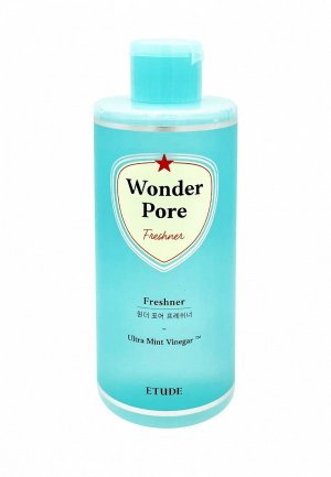 Тонер Etude Wonder Pore Freshner 10 in 1 для очищения пор, 250 мл. Цвет: голубой