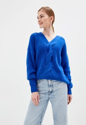 Пуловер Care of You. Цвет: синий