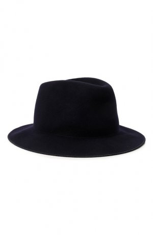 Шерстяная шляпа Giorgio Armani. Цвет: синий