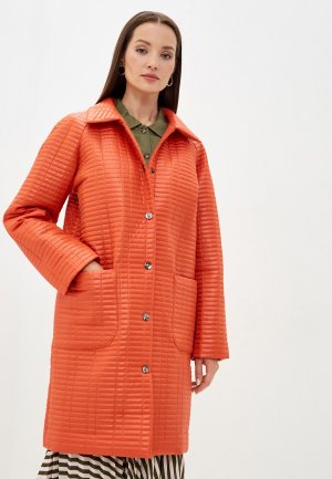Куртка утепленная Anastasya Barsukova. Цвет: оранжевый
