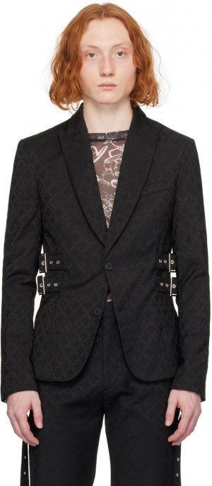 Черный пиджак в стиле Глазго , цвет Black Charles Jeffrey Loverboy