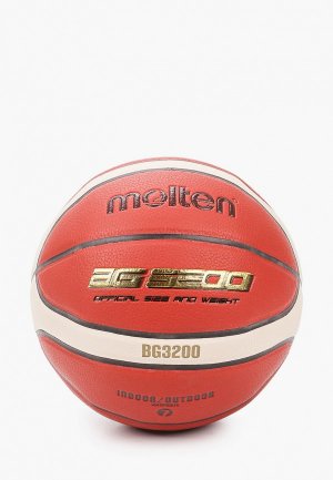 Мяч баскетбольный Molten. Цвет: коричневый