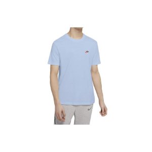 Sportswear Heritage Logo T-Shirt Men Tops Sky-Blue CK2384-407 Nike