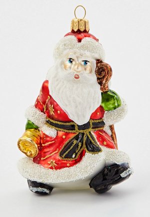 Игрушка елочная Грай Дед-Морозик с колокольчиком. Цвет: разноцветный