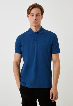 Поло Bilcee Mens Polo T-Shirt. Цвет: синий