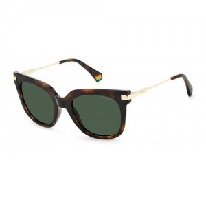 Солнцезащитные очки  PLD 6180/S 086 UC UC, коричневый Polaroid. Цвет: коричневый