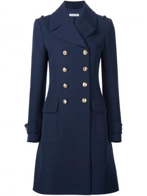Двубортное пальто Altuzarra. Цвет: синий