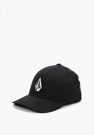 Бейсболка Volcom Full Stone Flexfit Hat. Цвет: черный