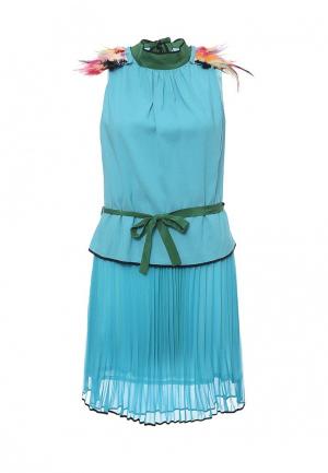 Платье Tricot Chic. Цвет: голубой