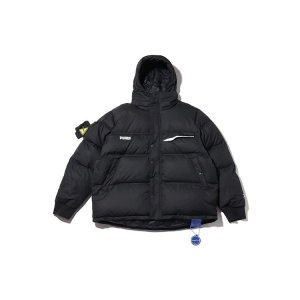 X Ader Error Толстый теплый пуховик с капюшоном Зимняя мужская верхняя одежда Черный 595534-01 Puma