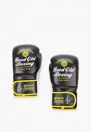 Перчатки боксерские Hardcore Training GOB. Цвет: черный