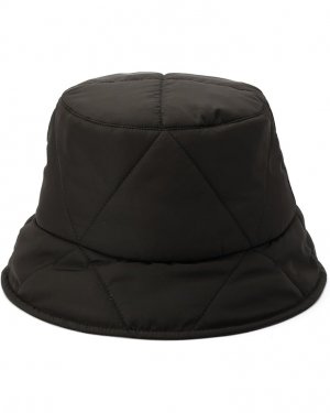 Панама Sam Quilted Bucket Hat, черный Kate Spade New York