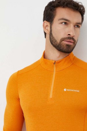 Функциональная рубашка с длинными рукавами и застежкой-молнией Dart. , оранжевый Montane