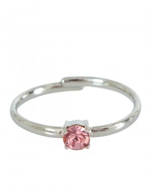 Открытое кольцо Marina Fossati. Цвет: серебряный+розовый
