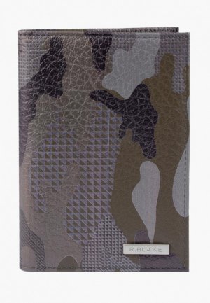 Обложка для паспорта R.Blake Collection for men. Цвет: хаки