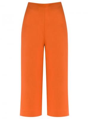 High-waisted culottes Andrea Marques. Цвет: жёлтый и оранжевый