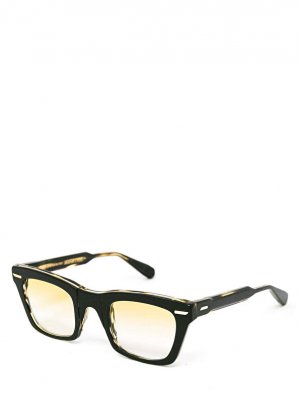 Черные солнцезащитные очки унисекс из ацетата kora Movitra