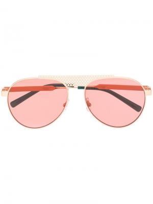 Солнцезащитные очки-авиаторы Oxydo. Цвет: розовый