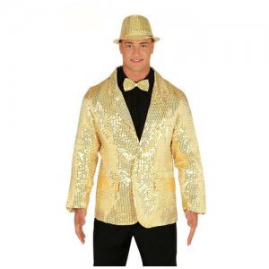 Золотой пиджак с пайетками (13975) 48-50 Fiestas Guirca. Цвет: золотистый