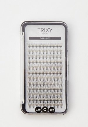 Пучки накладных ресниц Trixy Beauty SMART MIX. Цвет: черный