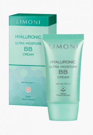 BB-Крем Limoni для лица увлажняющий, с гиалуроновой кислотой SPF 28 / Hyaluronic Ultra Moisture BB Cream 50 мл. Цвет: бежевый