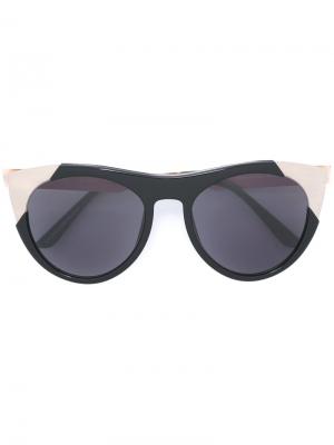 Солнцезащитные очки Zoubisou Smoke X Mirrors. Цвет: чёрный