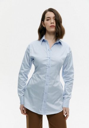 Рубашка Eterlique. Цвет: голубой