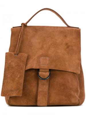 Рюкзак с откидным клапаном Marsèll. Цвет: коричневый