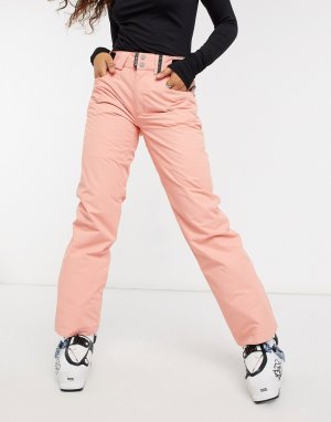 Горнолыжные брюки пыльно-розового цвета Glow10K-10K-Розовый цвет Surfanic